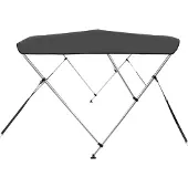 vidaXL 3-Bow Bimini Top Anthracite 183x180x137 cm