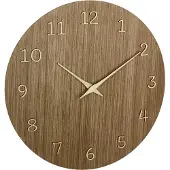 TFA-Dostmann TFA 60.3072.01 Horloge murale à quartz 298 mm x 41 bois clair (60.3072.01)