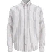 Jack & Jones Chemise greige / blanc