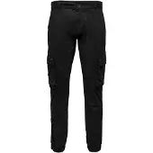 Only & Sons Pantalon cargo 'ONSCam Stage' noir