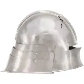 vidaXL Casque de chevalier médiéval antique pour GN Argenté Acier