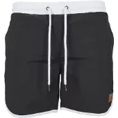 Urban Classics Shorts de bain noir / blanc