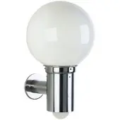 Albert LED Lampe d'extérieur Globe 35cm - Acier inoxydable