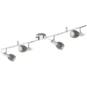 Eglo Emplacement monté en surface Spico Chrome à 4 lumières