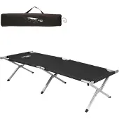 Aktive 190x64 Cm Camping Bed Noir