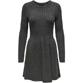 ONLY Robes en maille 'ONLFia' gris foncé