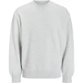 Jack & Jones Sweat-shirt 'JJECharge' blanc chiné
