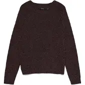 Vero Moda Pull-over 'VMDoffy' brun foncé