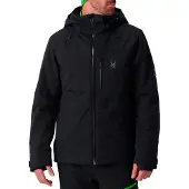 Spyder - Veste de ski imperméable et chaude - Copper Jacket Black - Taille M - Noir
