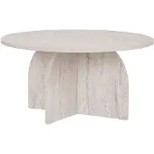 CALICOSY - Table basse avec plateau rond D80 cm - CLOVER