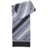 BOSS Foulard en soie à motif cachemire