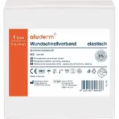Söhngen Pansement aluderm-aluplast élastique (taille 5m x 8 cm, coussin de plaie en aluminium vaporisé, ver