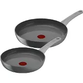 Tefal Renew ON - Set de poêles - Ø24 et Ø28 cm - Sans PFAS - Céramique - Convient à l'induction
