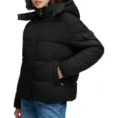 Superdry Femme Doudoune Premium Ripstop Black Taille: 44