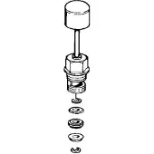 Hansa Bouton de tirage chromé 59910803
