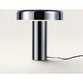 LUSENZ - Lampe de table Arcene cromo E14 25W Chrome champignon IP20