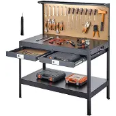 Vevor Établi Atelier Garage en Bois Massif 1200 mm