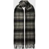 Selected 100 % Laine Écharpe Homme Gris ONE SIZE