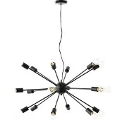 Brilliant Lampe suspendue 18 lumières Dree noir