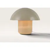 LUSENZ - Lampe de table Javera bianco E14 25W Blanche IP20 Lampe champignon