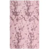 vidaXL Tapis Shaggy à poils longs NAVARRA rose poudré 80x150 cm