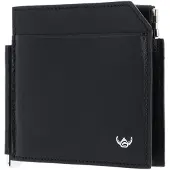Golden Head Cuir porte-cartes pince à billets Colorado Clip-Scheintasche 1960 Schwarz noir