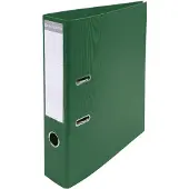Exacompta Classeur à levier 32x29cm PVC Dos 70mm Vert foncé
