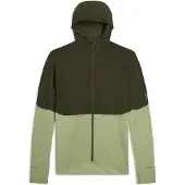 Icebreaker Merino 200 Realfleece Descender Full Zip Sweatshirt Vert M Homme