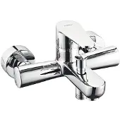 Ferro Algeo robinetterie murale de baignoire, chrome
