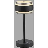 Paul Neuhaus Lampe de table LED Pure Falling Rings Black Pearl