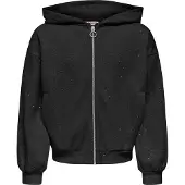 ONLY GIRLS Veste de survêtement 'KOGOLIVIA' noir chiné
