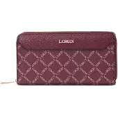 L.credi porte-monnaie Filiberta Zip Around Wallet Cherry Shade framboise