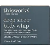 This Works THISWORKS Deep Sleep Body Whip, Beurre Corporel Infusé au Parfum Fonctionnel et Magnésium pour Hydrater la Peau