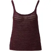 QS Tops en tricot merlot