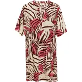 s.Oliver Robe-chemise beige clair / brun foncé / melon