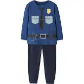 Name it Pyjama 'NMMRasiq' bleu / bleu clair / jaune / noir