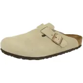 Birkenstock Sabot Birkenstock Boston Suède Taupe-Taille 44