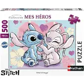 Nathan Puzzle 500 pièces Stitch & Angel Disney