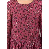 s.Oliver Robe bleu ciel / jaune clair / magenta / noir