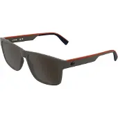 Lacoste Lunettes de Soleil L6076S 58/17/145 TAUPE TRANSPARENT/GREEN BIO-INJECTION homme L6076S