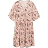 s.Oliver Robe ivoire / sépia / rose ancienne / bordeaux