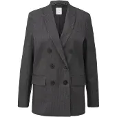 QS Blazer gris foncé / blanc