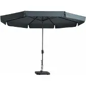 Madison Parasol Syros Luxe 350 cm Rond Gris
