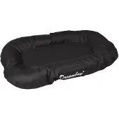 Flamingo Coussin pour chien Dreambay noir et rond