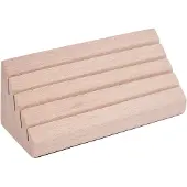 Coppens Porte-cartes pyramidal double - Porte-cartes en bois pour jeux de société