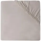 Jollein Drap-Housse Jollein Jersey Nougat Grey-70 x 140/150 cm