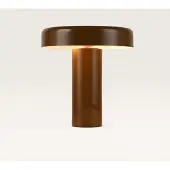 LUSENZ - Lampe de table Arcene E14 25 W Bronze champignon IP20