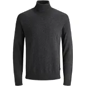 Jack & Jones Pull Fin Col Roulé Coton Mélangé Homme Jack & Jones