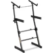 Hercules Stands Hercules Auto Lock Z Style 2 Tier Keyboard Stand