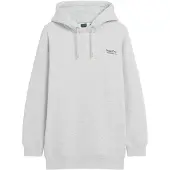 Superdry Femme Robe Sweat à Capuche Essential Gris Clair Taille: 6-8
